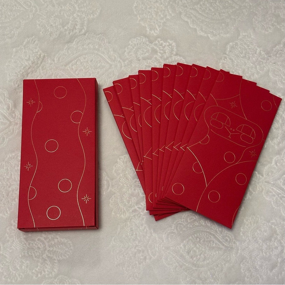 Hermes 2025 Lunar New Year Red Envelopes - Year of the Snake - Set of 10